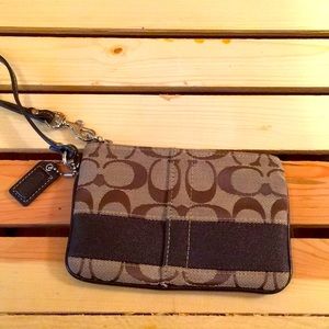 COACH wristlet wallet/coin purse